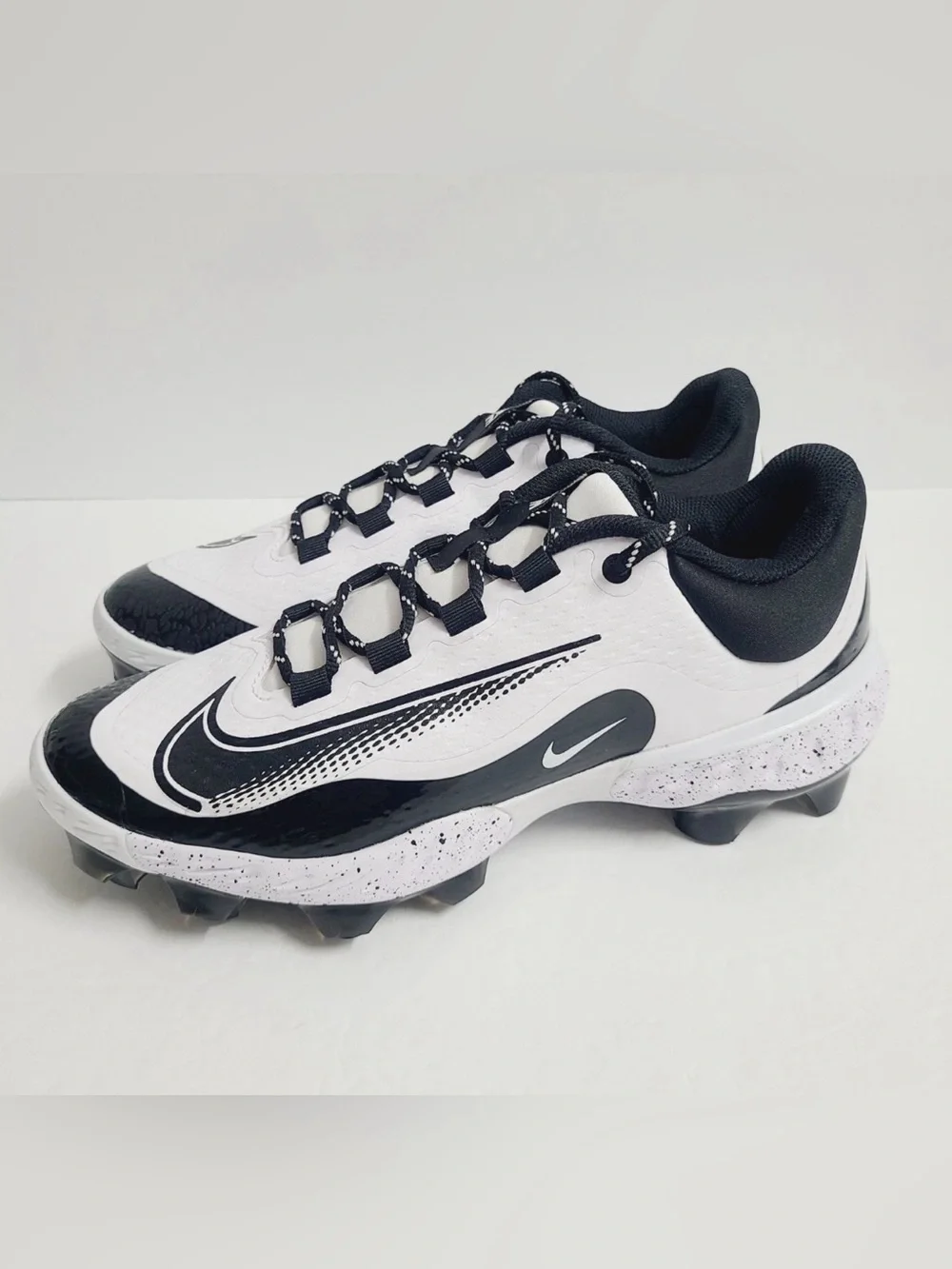 Nike Alpha Huarache Elite 4 Low MCS White Baseball Cleats FD6255-108 Size 10